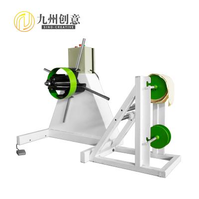 自動架 自動卷布架 配合波浪風(fēng)輪成型機(jī)使用 拋光輪布輪廠家專用